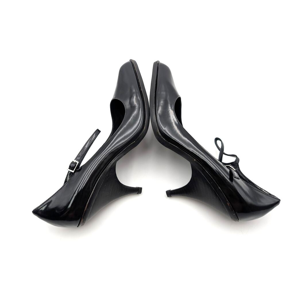 Jeffrey Campbell Pointed Toe Mary Jane Pumps Women's Black Size US10 EU40.5 - Picture 6 of 10